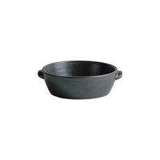KINTO (킨토) TERRA 그릴 접시 블랙 145mm 25874, 1개