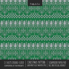 Christmas Pattern Scrapbook Paper Pad 8x8 Decorative Scrapbooking Kit for Cardmaking Gifts DIY Craf... Paperback, Crafty as Ever, English, 9781636571652