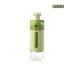 DFMEI 新款定量酵母調料罐家用廚房收納防塵防潮控量密封按壓式, 1個, 抹茶綠:如圖