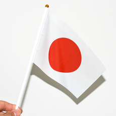 미니 소형 국기 깃발 깃대포함, 10개, 일장기