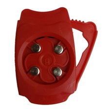 多功能不鏽鋼開罐器：啤酒開瓶、拉環輕鬆開，廚房必備多用途開罐工具, 紅色, 1個