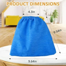 Karcher MV1 WD1 WD2 WD3 및 NT 시리즈 진공 청소기 교체 용 진공 청소기 필터 백 용 4pcs 섬유 필터 백 요, 03 1pc