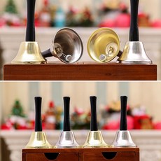 하라 클래식 핸드벨 테이블벨 모금용종 호출벨, 65mm 금색, 1세트, 상세표기