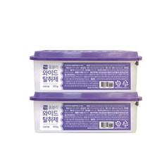 김치 마늘 냄새 탈취 반영구적 홈블리 와이드 탈취제 300g x 2개입 천연화공석 제올라이트 100%, 1개