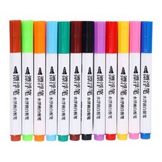 水中作畫兒童趣味漂浮筆-水中漂浮筆 漂浮彩色筆 神奇漂浮筆 漂浮畫筆 彩色筆 塗鴉筆 白板筆 水洗彩色筆, 8支筆