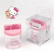 꼬지마켓 2단분리 헬로키티자석클립통