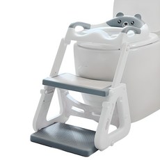barbre 幼兒小熊樓梯便座, 白色