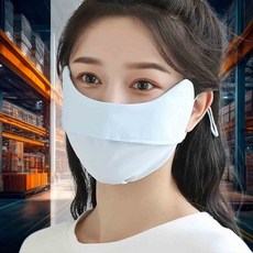 멀티스카프 자전거 등산 골프 자외선 마스크 페이스커버, 핑크, 1개