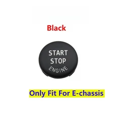 자동차 엔진 스타트 스톱 버튼 교체 스위치 커버 액세서리 키 장식 BMW 3S X1 X5 X6 Z4 E70 E71 E72 E90 E9