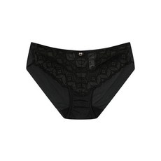 원더브라 하프클럽 여성 노밴딩 레이스 삼각 팬티 블랙_P373884586 506355