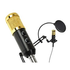 유튜브 방송용 에코기능 볼륨조절 콘덴서 USB마이크 / 녹음용 노트북 유선