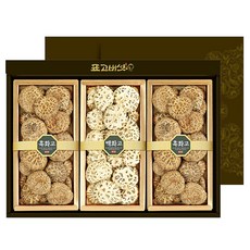 [품질보장]자연식탁 국내산 참나무 건 표고버섯 선물세트 자연6호 (백화고170g 흑화고170g x 2), 1세트