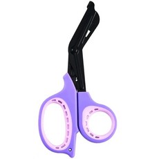거즈 붕대 가위 간호사 펌핑 홀 병원 실습용 너스피아, 퍼플, 1개, 펌핑홀_퍼플