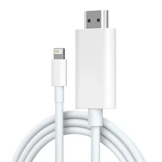 1080P HDTV 케이블 TV 디지털 AV 어댑터(iphone-HDMI iphone 14 13 12 11 Pro Max 6s 8 7 Plus XR XS ipad, 01 2미터, 01 하얀색