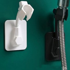 코바마켓 강력접착 샤워기걸이 거치대 샤워걸이, 블랙