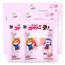뽀로로 요거트품은 과일이 쿵 딸기 천연 과일칩, 16g, 7개