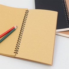 김조팸 스케치북 캘라그라피연습노트, 브라운+브라운