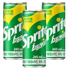 마켓다인A 사이다245ml 30캔X2 업소용음료, 245ml