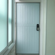 폼나라아트 접착식 현관문 셋트 보온단열 시트지 아파트 시공 방문 거실 셀프인테리어, 연하늘