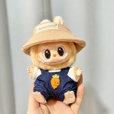 라부부 인형옷 팝마트 Labubu 인형 의상세트 (인형 미포함) MD024, 1개, 베이지 다크블루