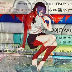 체인소맨 레제 아크릴 피규어 체인소 애니메이션 체인톱 캐릭터 굿즈 장식, 1. 레제 아크릴 스탠드, 1개