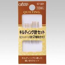 퀼팅맘 크로바 수입 퀼트바늘 2종세트 (10개) 57-321