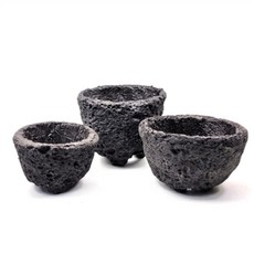 [ON디자인] 화산석 볼컵 대 15x13cm 실내조경