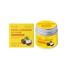 Hoygi COCO-LUSCIOUS 薑黃護唇膏 溫和去角質 滋潤保濕, 1個, 30g(僅供外貿出口
