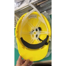E-326型防護頭盔 工程安全帽 輕巧透氣 堅固耐用, 1個, (耗材)內襯+下巴帶 非安全帽, 黃