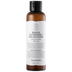 [여드름성피부완화] 대용량 항균 기능성 클렌저 피부과 납품용 아큐탬즈 클리어텀 뾰루지 클렌저 (*효소 포함), 1개, 165g