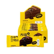 프로틴방앗간 하루단백바 제트 1박스 초코케이크맛, 40g