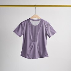 rigiu 여성 반팔 요가복 세트 레이어드 디자인 트레이닝 팬츠 러닝 피트니스 운동복 여름 552731호 A92XQ7