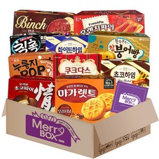 탕비실 과자세트4호(누룽지팝+후렌치파이+칙촉+빈츠+참붕어빵+마가레트+쿠크다스(소)+화이트하임+쵸코하임+초코파이)+메세지카드, 1박스, 과자세트