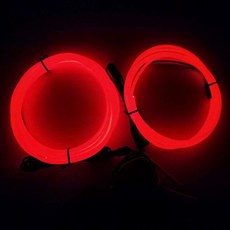 熒光舞火柴人錶演服道具迎新年會跳舞節目夜光led冷光綫衣服燈條發光線 熒光發光衣服火柴人夜光服兒童發光服電光舞裝備 E, 12v紅色套餐-線, 1個