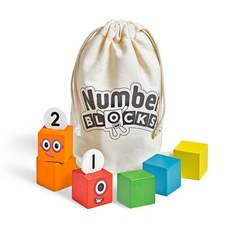 유아 수세기 숫자막대 캐릭터 1-5 원목블록/ 셈놀이 숫자학습 수세기블록 예비초1, 21피스, 1개