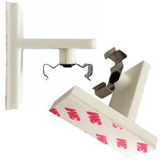 LED T5 조명 전용 양면테이프 벽면브라켓 측면브라켓, 1세트