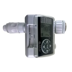 EZlife DMA自動澆水定時器，智慧定時灌溉，LCD螢幕顯示，多種澆水模式，節水省時, 入水四分內牙/出水四分外牙, 1套