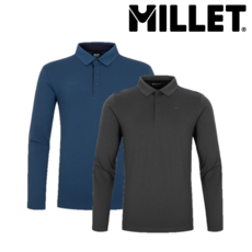 밀레 [봄가을] 남자 간절기 아웃도어 최고의 아이템 질리지 않는 심플한 스타일의 기능성 일상 기본 카라 티셔츠