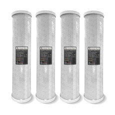 CLEAN PURE 20吋大胖壓縮柱狀活性碳濾心 (台灣製/SGS認證), 4個, CTO濾心