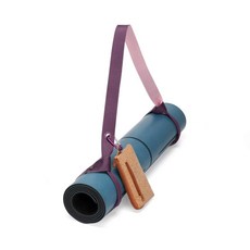 QUEEN YOGA 瑜伽墊綁帶 瑜伽墊收納帶 (不含掛包), 1個, 漸變紫