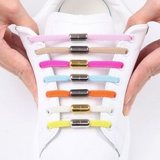 로에드 매듭없는 운동화끈 운동화 클립 캡슐 신발끈