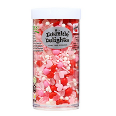 트윙클딜라이트 핑크 심포니 스프링클, 80g, 9개