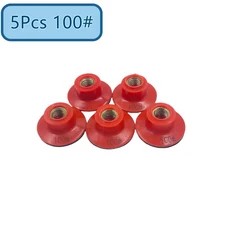 2인치 50mm M14 전기 도금 연마 패드 타일 유리 콘크리트 스톤 샌딩 그라인딩 디스크 60 그릿 100, 05 5Pcs-Grit100