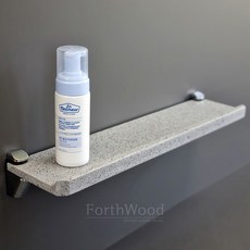 포스우드 국산 욕실선반 젠다이 600X130 12T벽선반 벽걸이정리대 세면대선반, 윈터스텔라, 1개