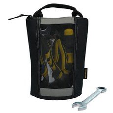 MELOTOUGH 패스너 백 다용도 캔버스 지퍼 공구 가방 내구성 강화 메쉬 창 걸이용 고리, 1개