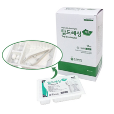 탑 드레싱키트// 소독키트// 멸균드레싱키트 1박스 개별포장 10개입, 10개, E형