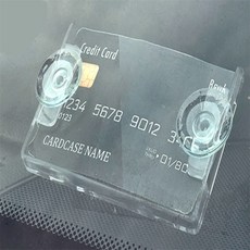 더호호 차량용 주차케이스 차량주차증케이스, 테이프