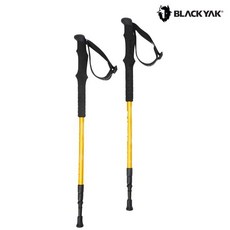 [백화점 정품] 블랙야크 BLACKYAK 26SS 공용 사계절 등산 길이조절 3단스틱 3단듀랄루민SET스틱C130 2BYSTXV903, 옐로우