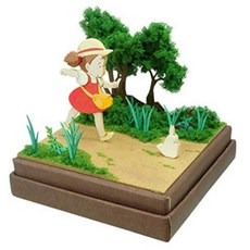 지브리 모형 집 종이접기모형 이웃집토토로 마녀배달부키키 라퓨타 센과치히로의 행방불명, MP07-97