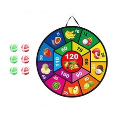 다트보드 ダーツボード L사이즈 6개 볼 포함 접이식 실내 놀이 완구